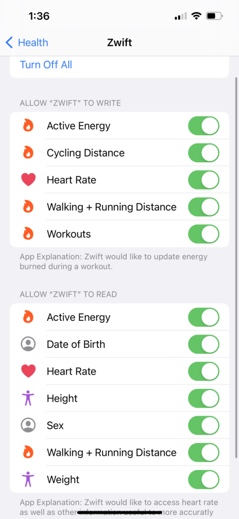 zwift connect weight for automatic updates